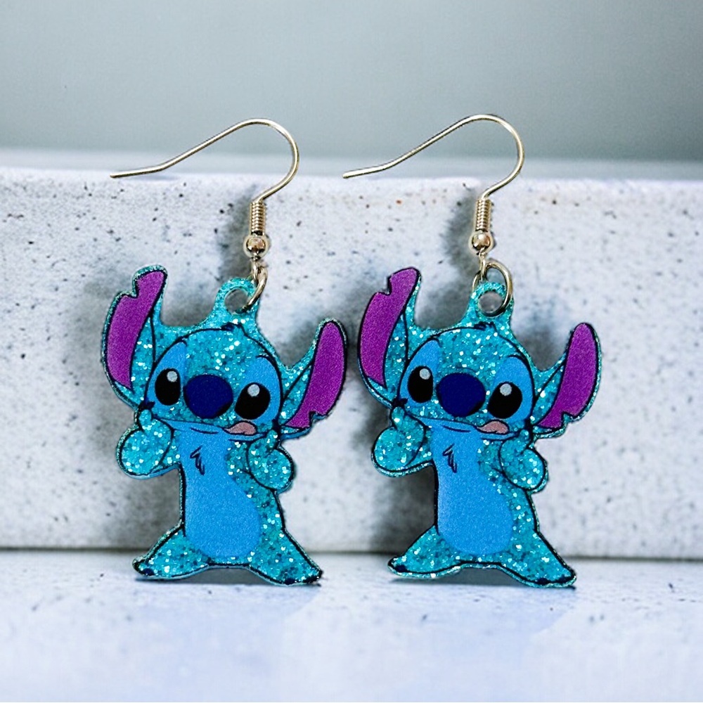 Stitch Glitter Earrings